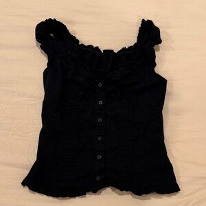 Brandy Cotton Button Up